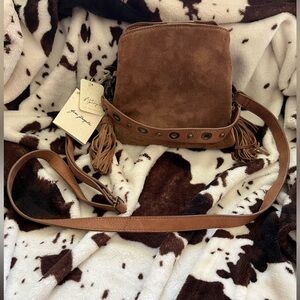 Free People Sindy Suede Crossbody Bag